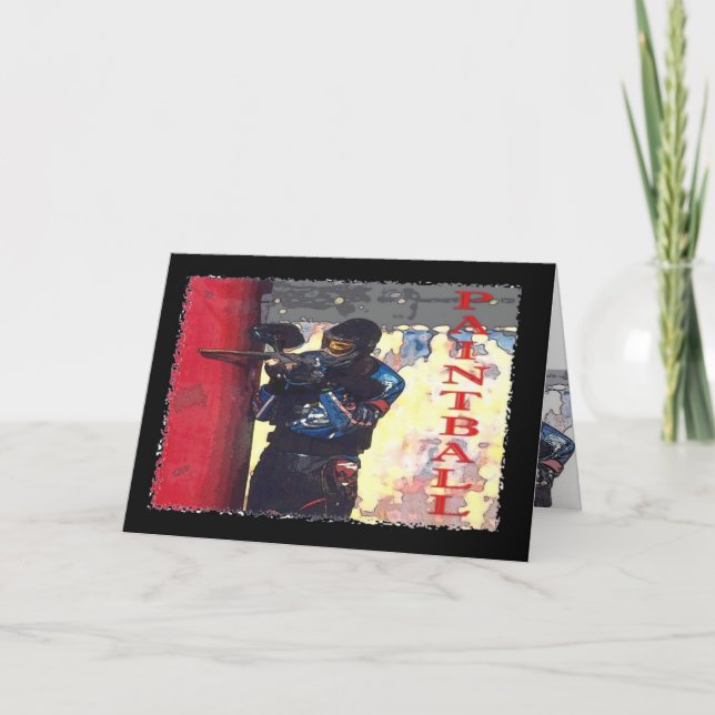 Paintballkort Kort (Framsida)