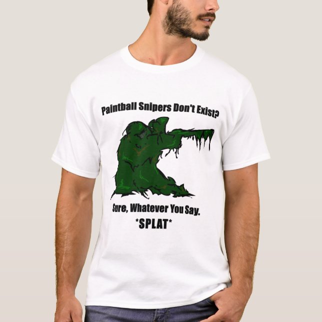 Paintballprickskyttar T-shirt (Framsida)