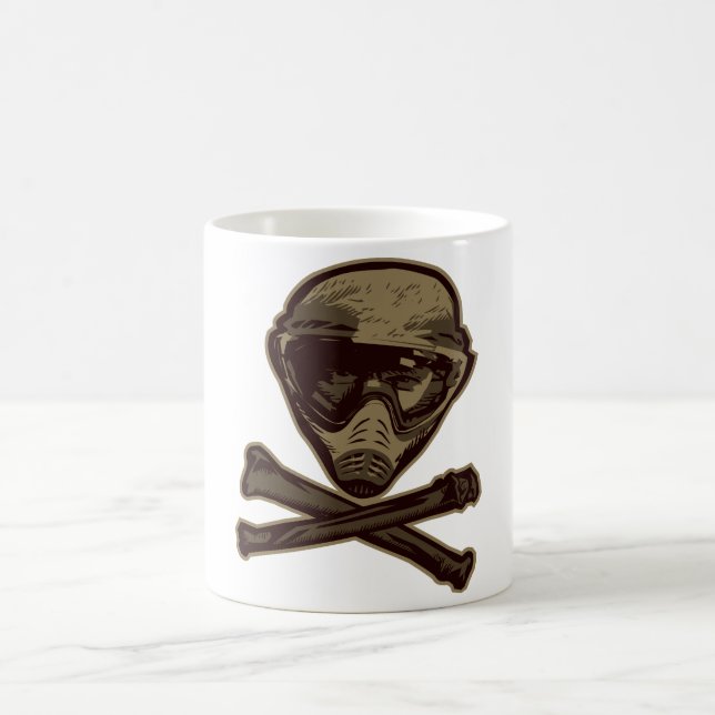 Paintballskalle Kaffemugg (Center)