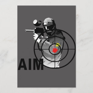 Paintballskytt - syfte inbjudningar