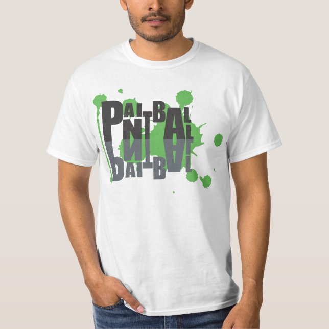 Paintballspegelt-skjorta Tee Shirt (Framsida)