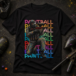 Paintballspelare T Shirt