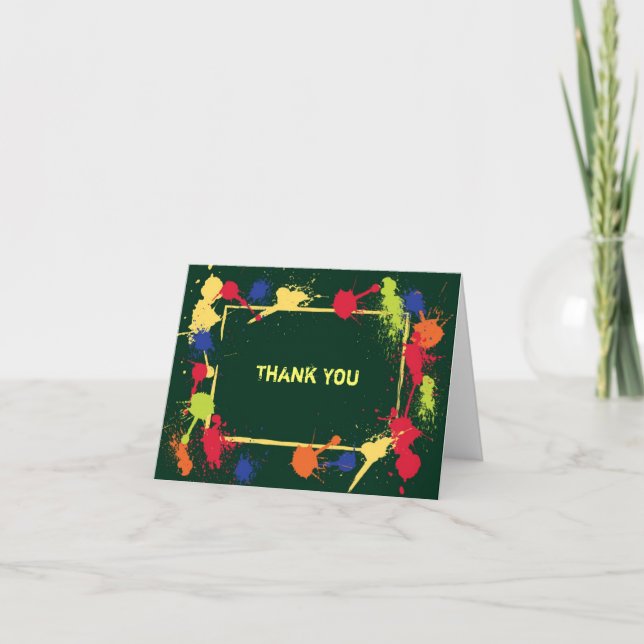 Paintballtackkort Tack Kort (Framsida)