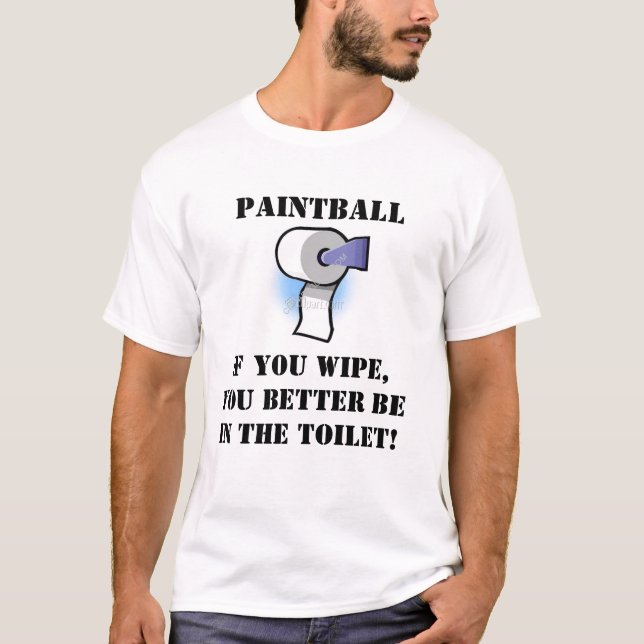 PaintballWipe Tee (Framsida)