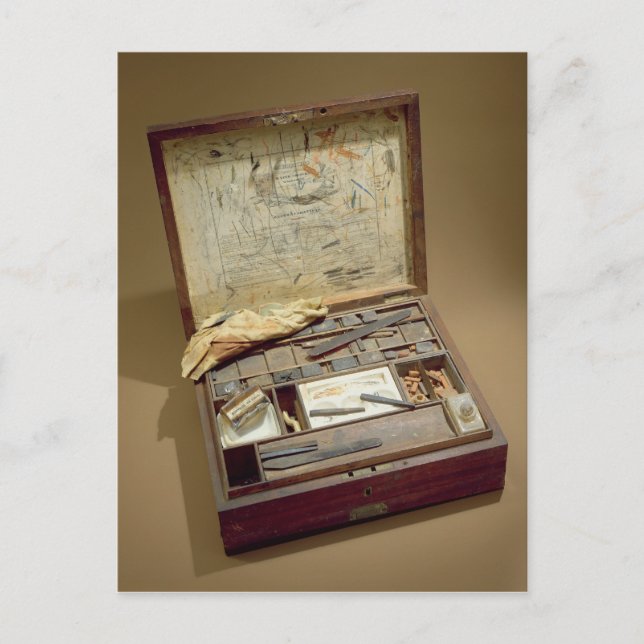 Paintbox av John James Audubon Vykort (Framsida)
