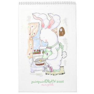 PaintcolorDraw 2026 Bunny Calendar Kalender