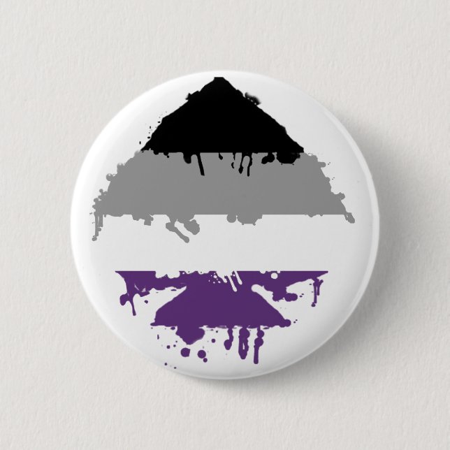 Paintdrip Asexual överdängare Knapp (Framsida)