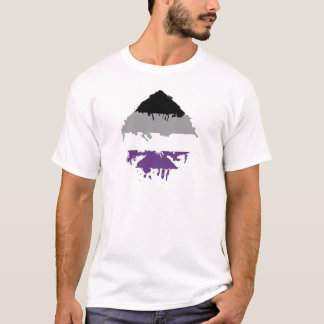Paintdrip Asexual överdängare T-shirt