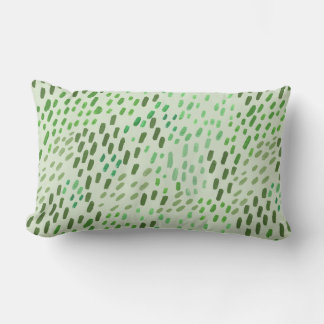 Painted Dots Light Green Lumbarkudde