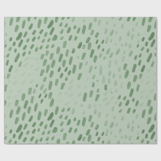 Painted Dots Sage Presentpapper