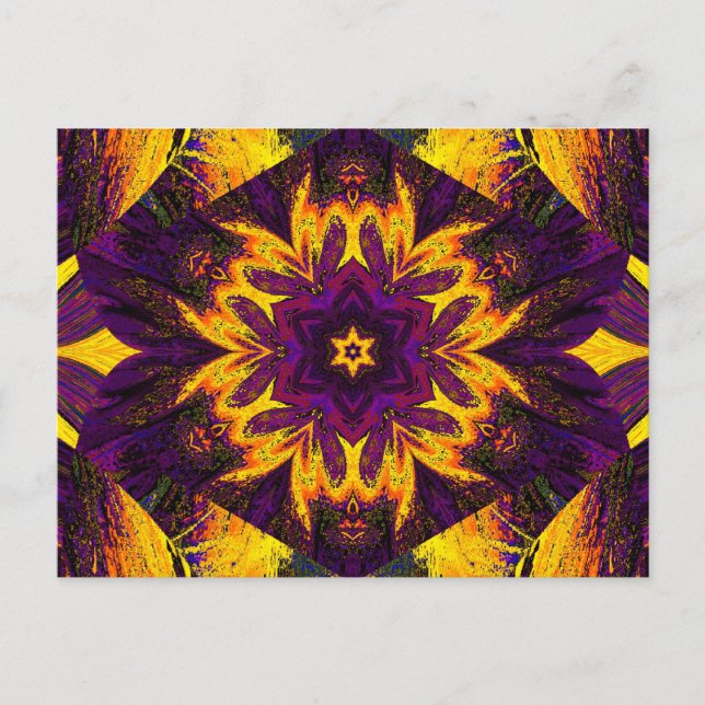 PAINTED LOTUS 7 VYKORT (Framsida)