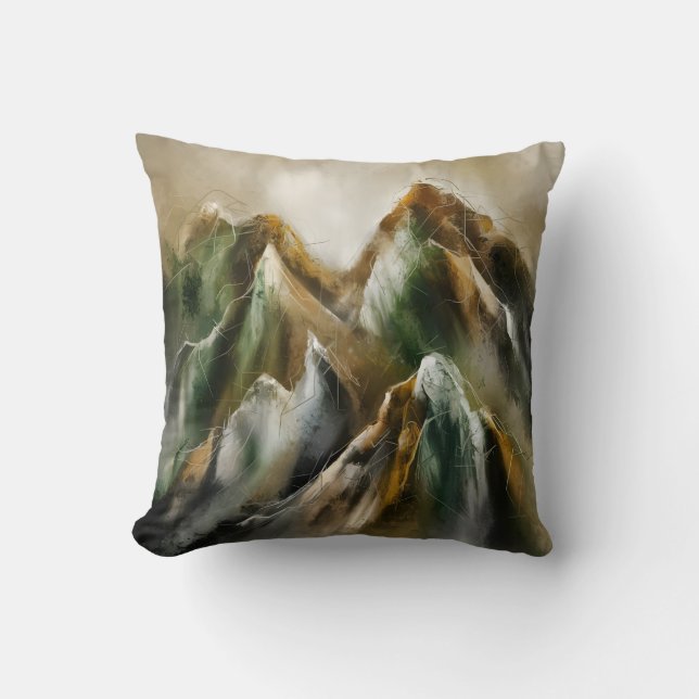 Painted Mountains  Kudde (Framsida)