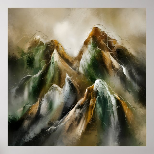 Painted Mountains  Poster (Framsidan)