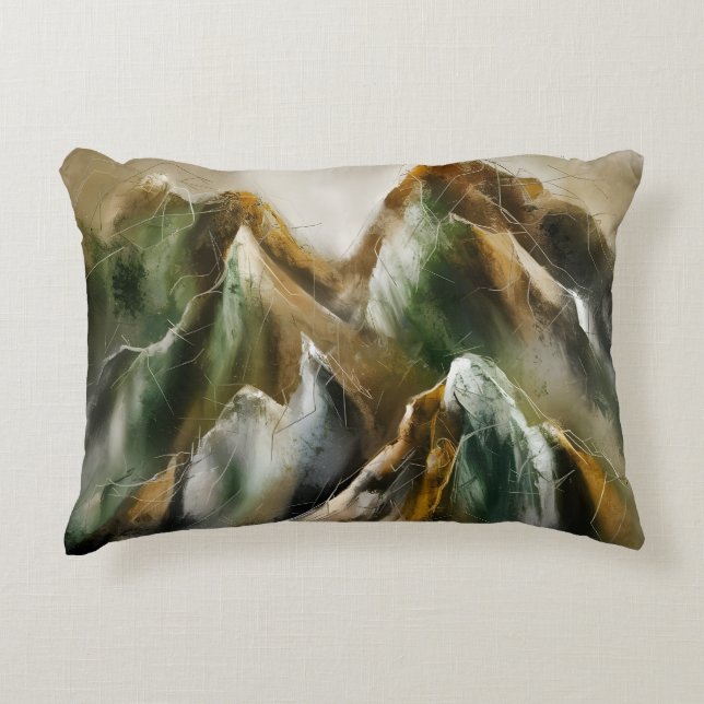 Painted Mountains  Prydnadskudde (Framsidan)