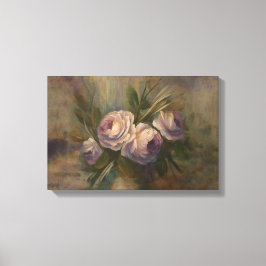 Painted Roses 18" x 12"  Canvastryck