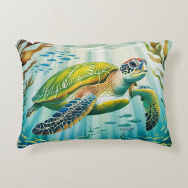 Painted Turtle Prydnadskudde