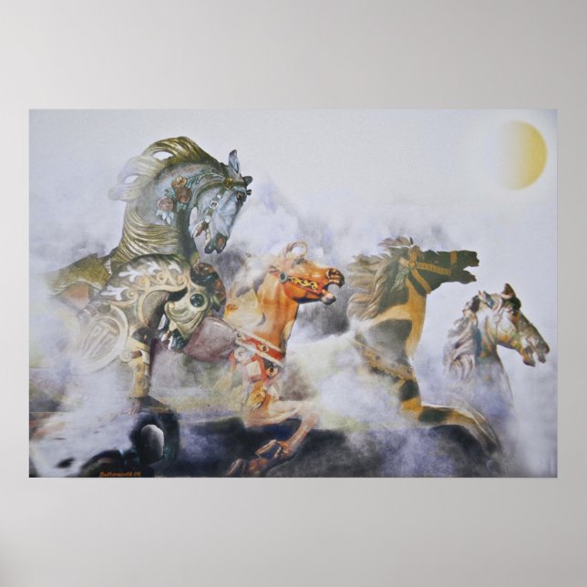 PAINTED VILD HORSES POSTER (Framsidan)