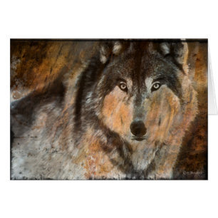 PaintedWolf Hälsningskort