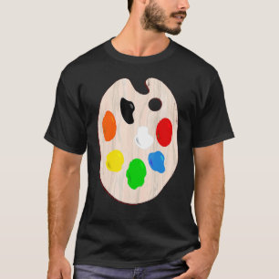 Painter Artist Paint Palette Costume Halloween T Shirt