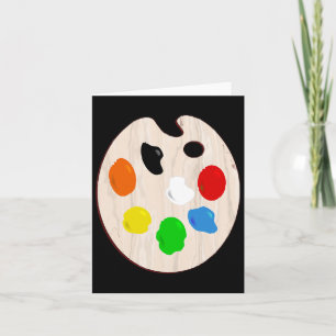 Painter Artist Paint Palette Halloween Costume Kort