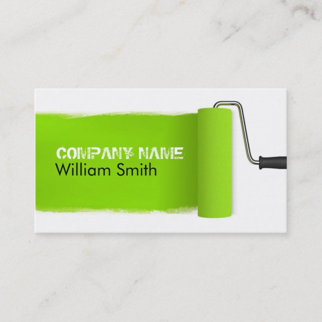 Painter Business Card Visitkort (Framsida)