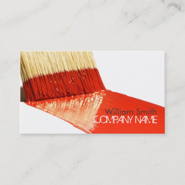 Painter Business Card Visitkort (Framsida)