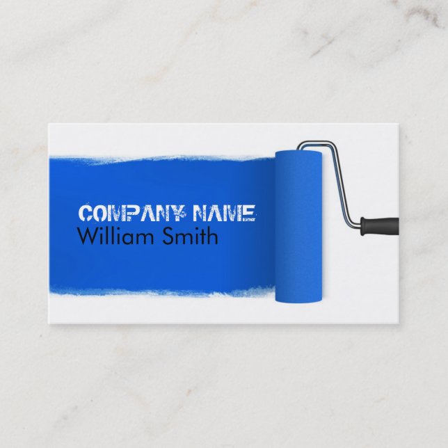 Painter Business Card Visitkort (Framsida)
