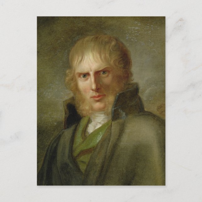 Painter Caspar David Friedrich Vykort (Framsida)