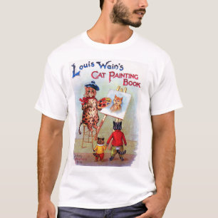 Painter Cat, Louis Wain T Shirt