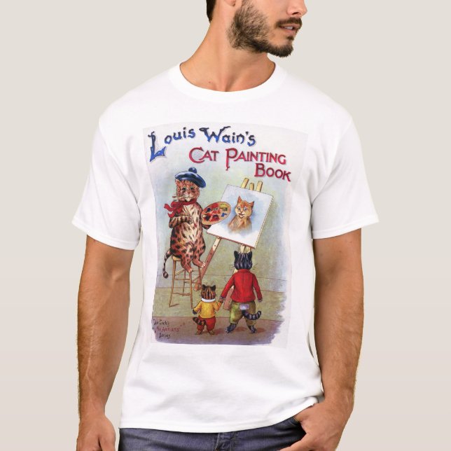 Painter Cat, Louis Wain T Shirt (Framsida)