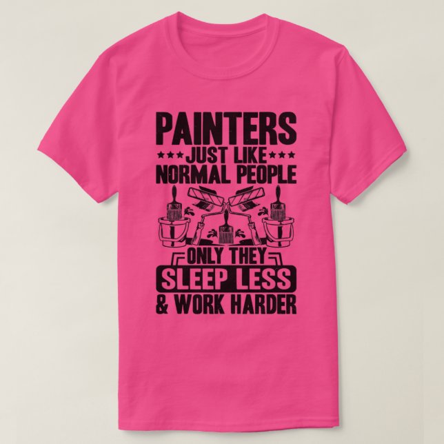 Painter Decorator House Painter14 T Shirt (Design framsida)