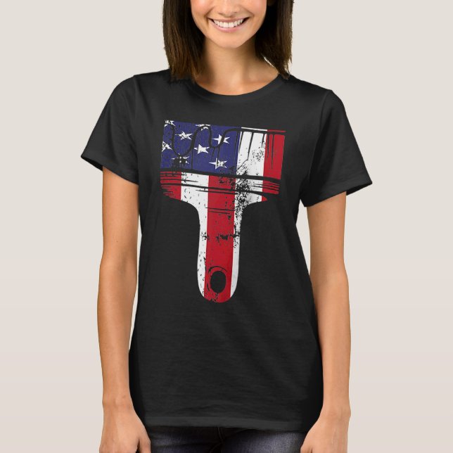 Painter-dekorator för husmålpensel, amerikansk Fla T Shirt (Framsida)