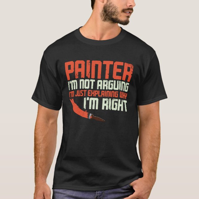 Painter-dekorator-målare... T Shirt (Framsida)