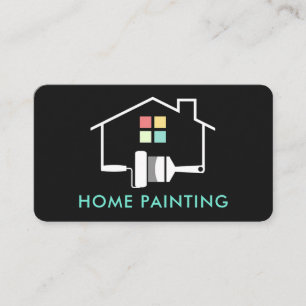 Painter för Kreativ Home Push Ram Visitkort