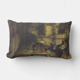 Painter i sin workshop (Artists Studio) Lumbarkudde