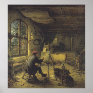 Painter i sin workshop (Artists Studio) Poster