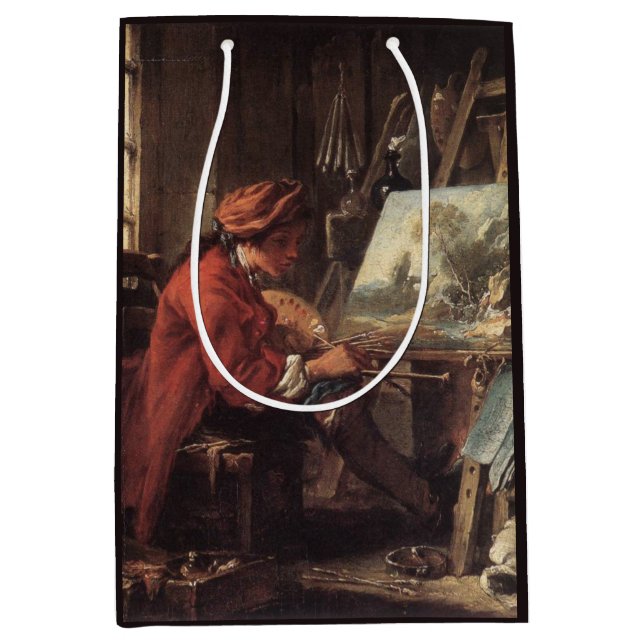 Painter in Hans Studio (av François Boucher) (Framsidan)
