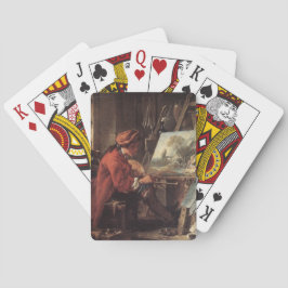 Painter in Hans Studio (av François Boucher) Casinokort