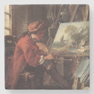 Painter in Hans Studio (av François Boucher) Stenunderlägg