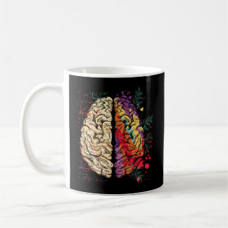 Painter Neuroscience Colorful Hu Brain Kaffemugg
