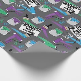 Painter och dekorator Birthday Presentpapper