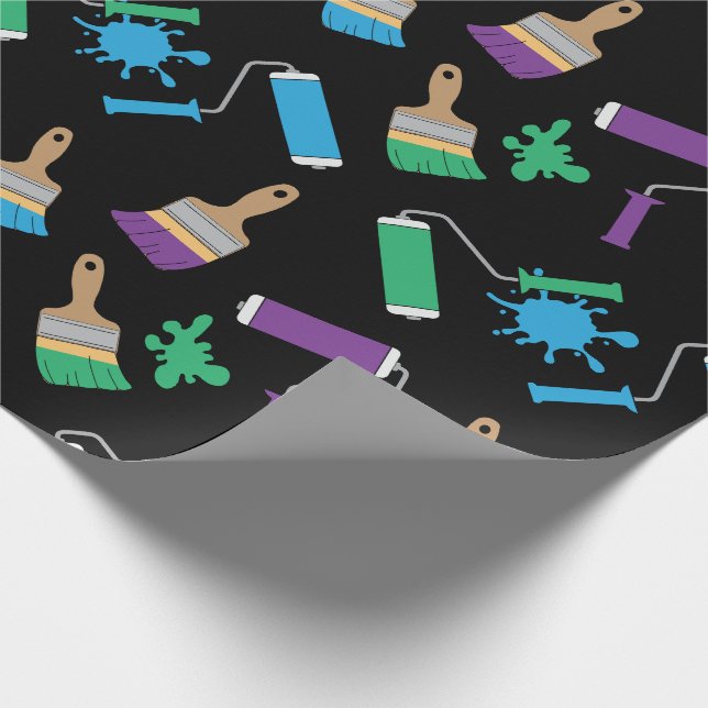 Painter och dekorator Birthday Presentpapper (Hörn)