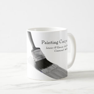 Painter Painter Service Company Push Grått Kaffemugg