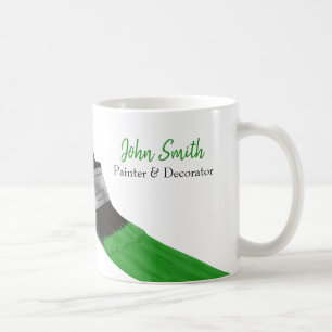 Painter Painter Service Company Push Grönt Kaffemugg