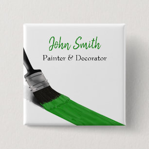 Painter Painter Service Company Push Grönt Knapp