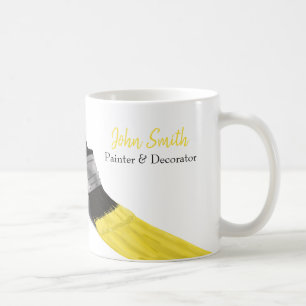 Painter Painter Service Company Push Gult Kaffemugg
