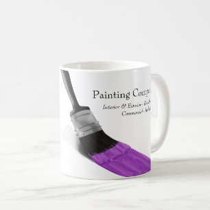 Painter Painter Service Company Push Lila Kaffemugg