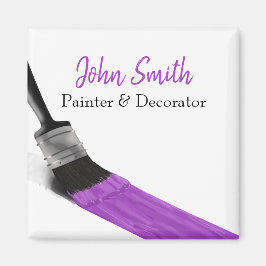 Painter Painter Service Company Push Lila Magnet