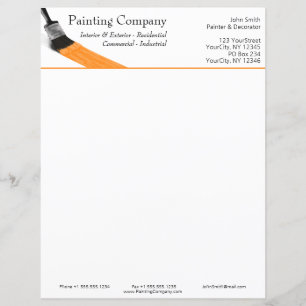 Painter Painter Service Company Push Orange