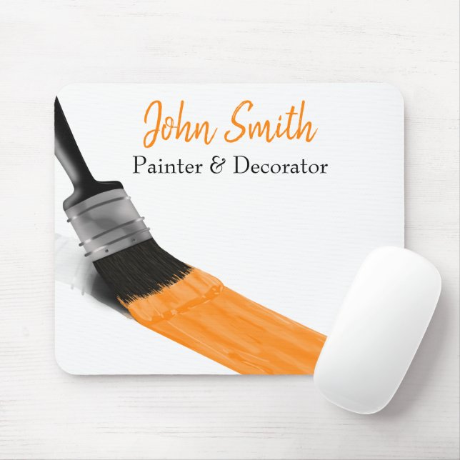 Painter Painter Service Company Push Orange Musmatta (Med mus)